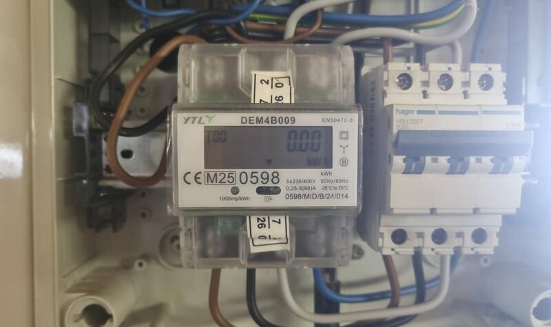 Reference: Výměna elektroměru u FVE se zeleným bonusem - Hájov 