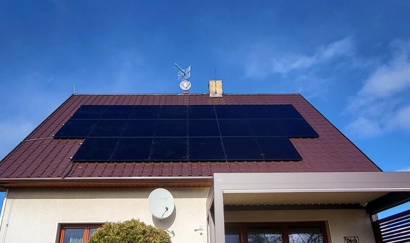 Reference: Fotovoltaická elektrárna s řídicí jednotkou GreenBox - Dolní Slivno 