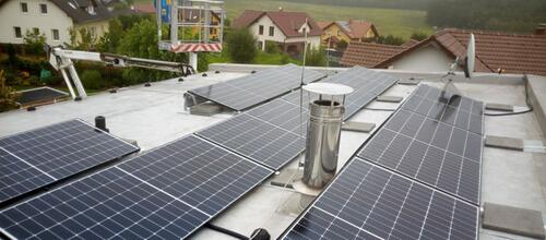 Reference Fotovoltaická elektrárna s dotací NZÚ-Jílové u Prahy 