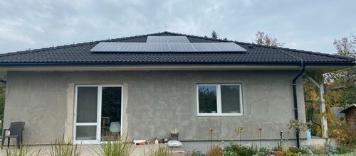 Reference Fotovoltaická elektrárna s dotací Nová zelená úsporám- Lišnice 