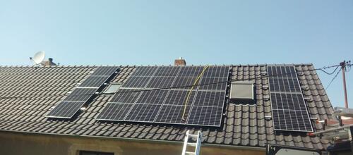Reference Fotovoltaická elektrárna s dotací Nová zelená úsporám- Kyšice 