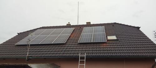 Reference Fotovoltaická elektrárna s dotací Nová zelená úsporám- Starý Plzenec - Sedlec 