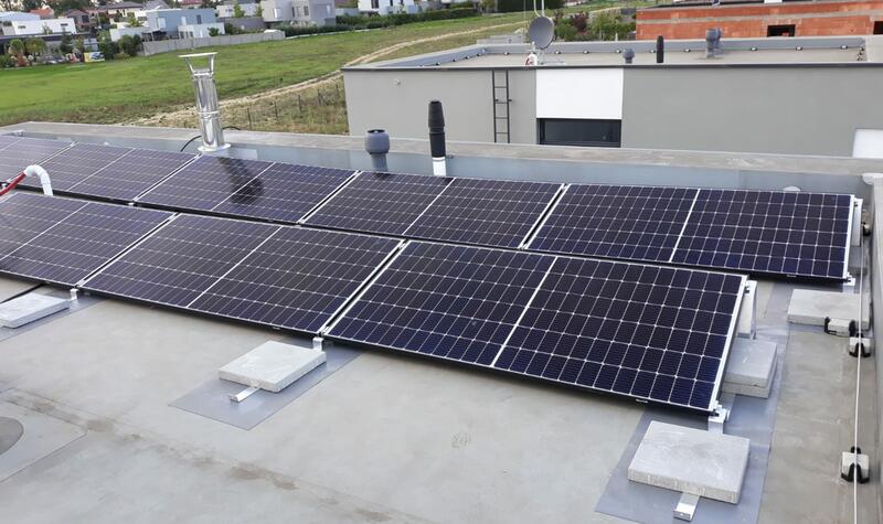 Reference: Fotovoltaická elektrárna s dotací NZÚ- Vysoký Újezd 