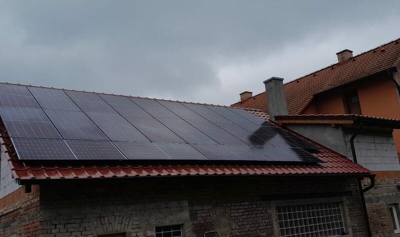 Reference: Fotovoltaická elektrárna s dotací NZÚ- Bílovice - Lutotín 