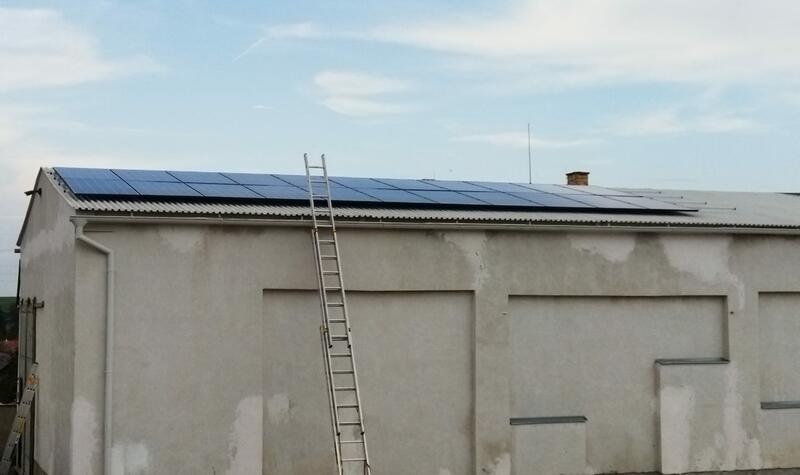Reference: Fotovoltaická elektrárna s dotací na klíč- Nové Dvory 