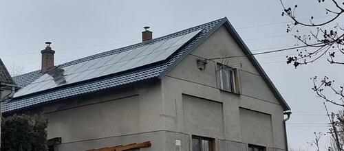 Reference Fotovoltaická elektrárna s dotací NZÚ- Brníčko 