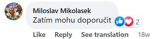 Reakce klienta na Facebooku #1 Reference: Fotovoltaika s baterií na klíč- Habartov 