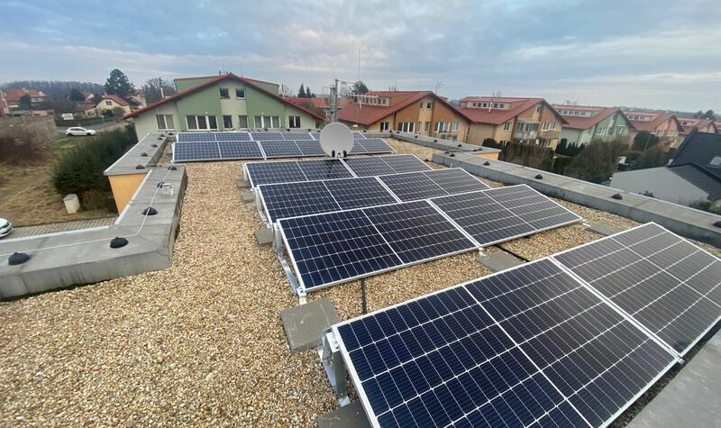 Reference: Fotovoltaická elektrárna s bateriovým úložištěm- Hostivice 