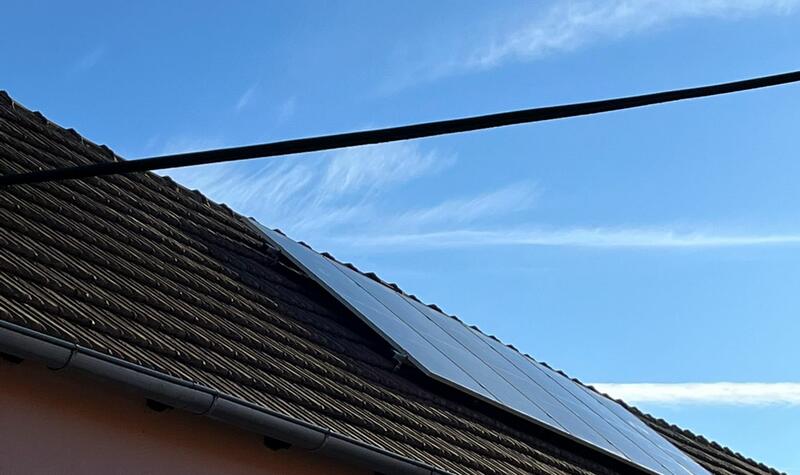 Reference: Fotovoltaická elektrárna s dotací na bateriový systém- Chlumín