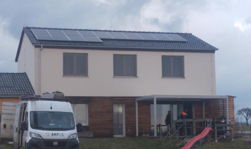 Reference: Fotovoltaická elektrárna s dotací NZÚ- Rájec - Jestřebí 