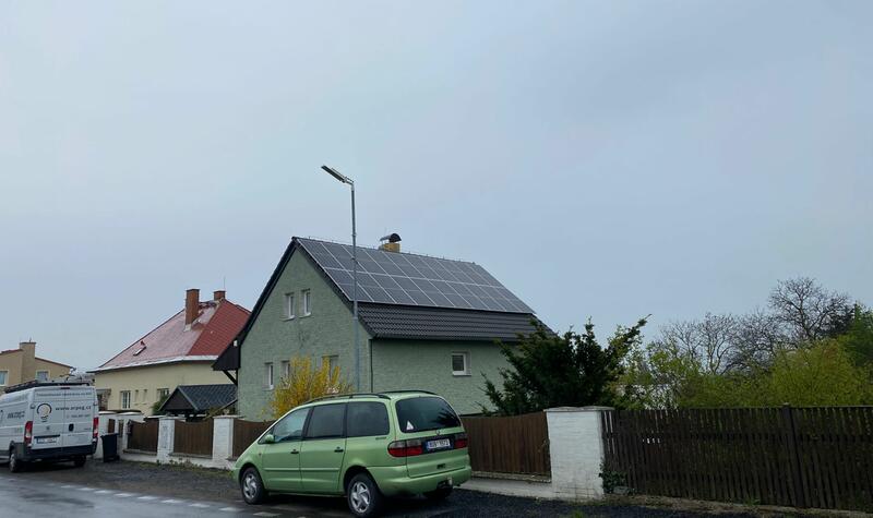 Reference: Instalace fotovoltaické elektrárny s dotací NZÚ- Hrob - Verneřice