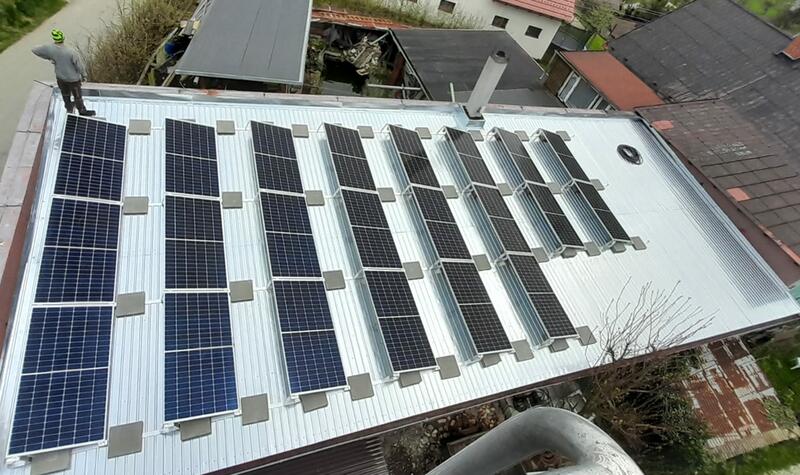 Reference: Instalace fotovoltaické elektrárny s dotací NZÚ- Spálov 