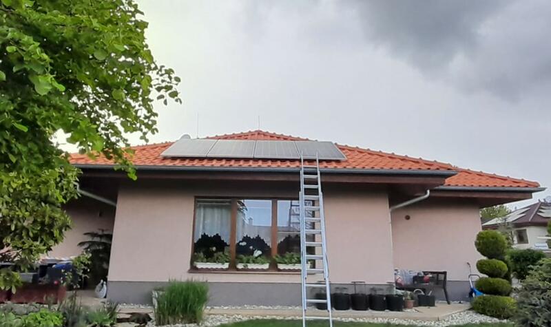 Reference: Instalace FVE s dotací Nová zelená úsporám- Zbýšov 