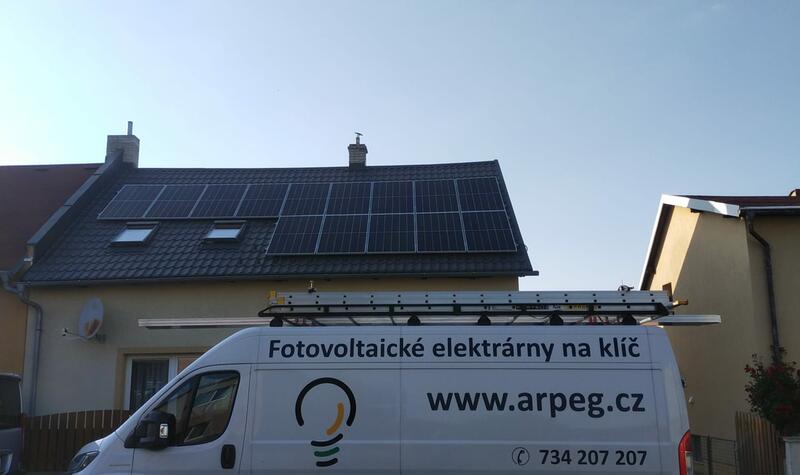 Reference: Fotovoltaická elektrárna instalována v Jirkově v Ústeckém kraji 