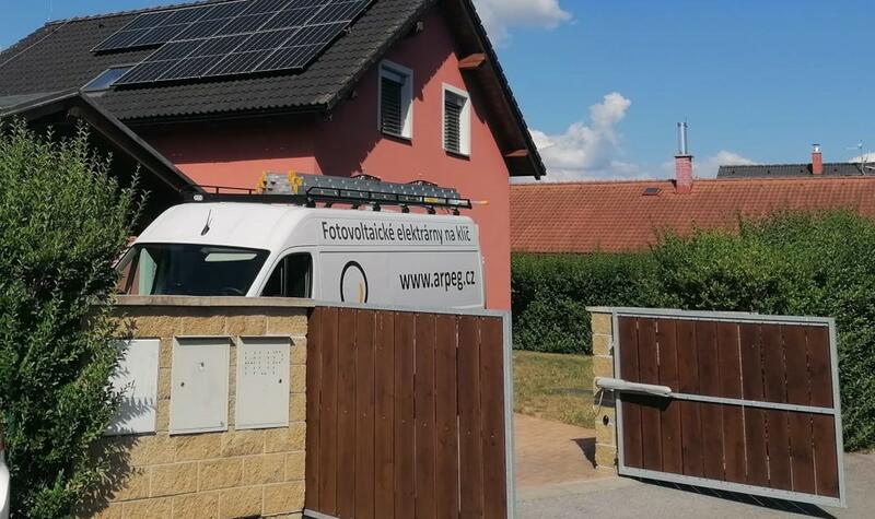 Reference: Fotovoltaická elektrárna na klíč - Březina 