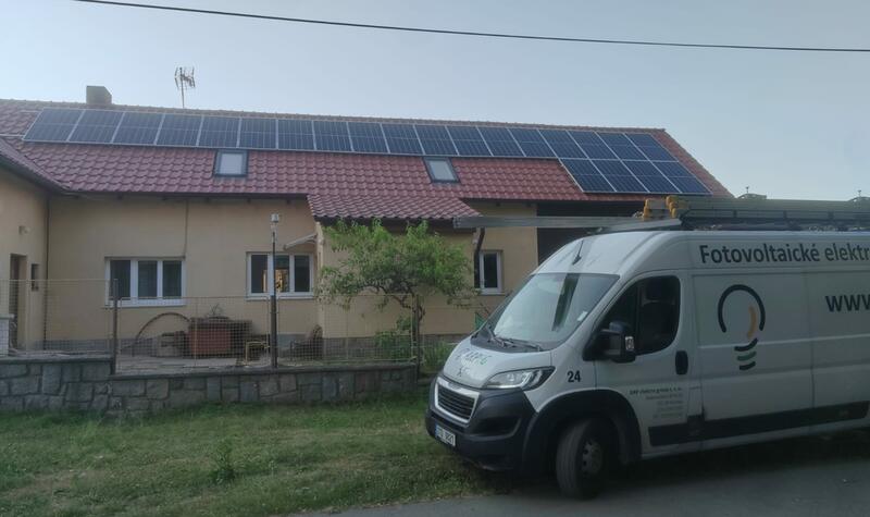 Reference: FVE s dotaci Nová zelená úsporám realizována v Mokrovratech