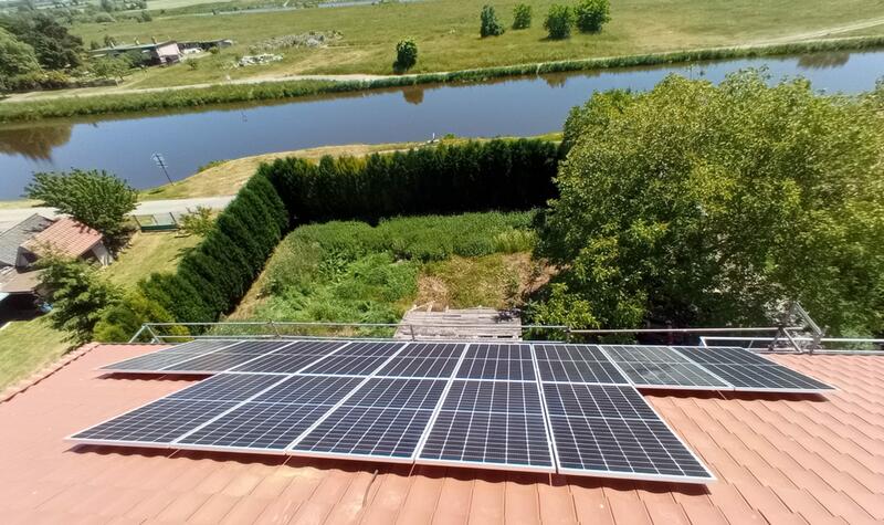 Reference: Instalace FVE s dotaci Nová zelená úsporám - Vraňany 