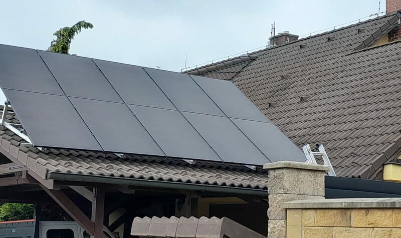 Reference: Fotovoltaická elektrárna s výkonem 9,84 kWp instalovaná v Novém Jičíně 